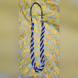 Blue and Green Beaded Necklace